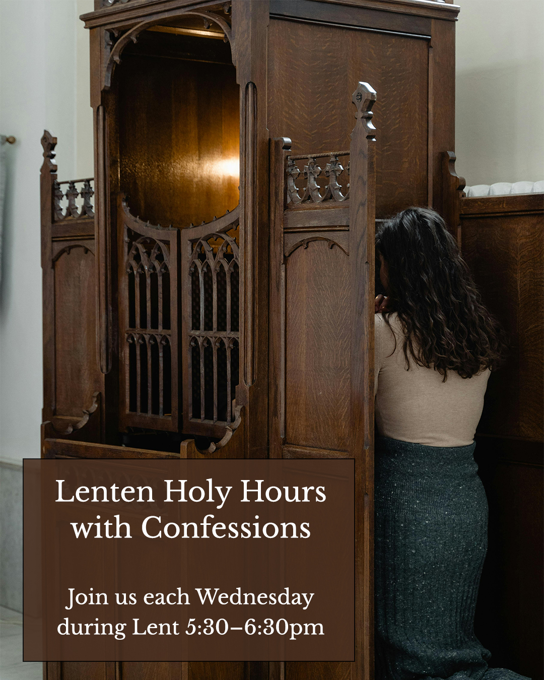 Lenten Holy Hours with Confessions                                                                                                                                                                                                                                                                          