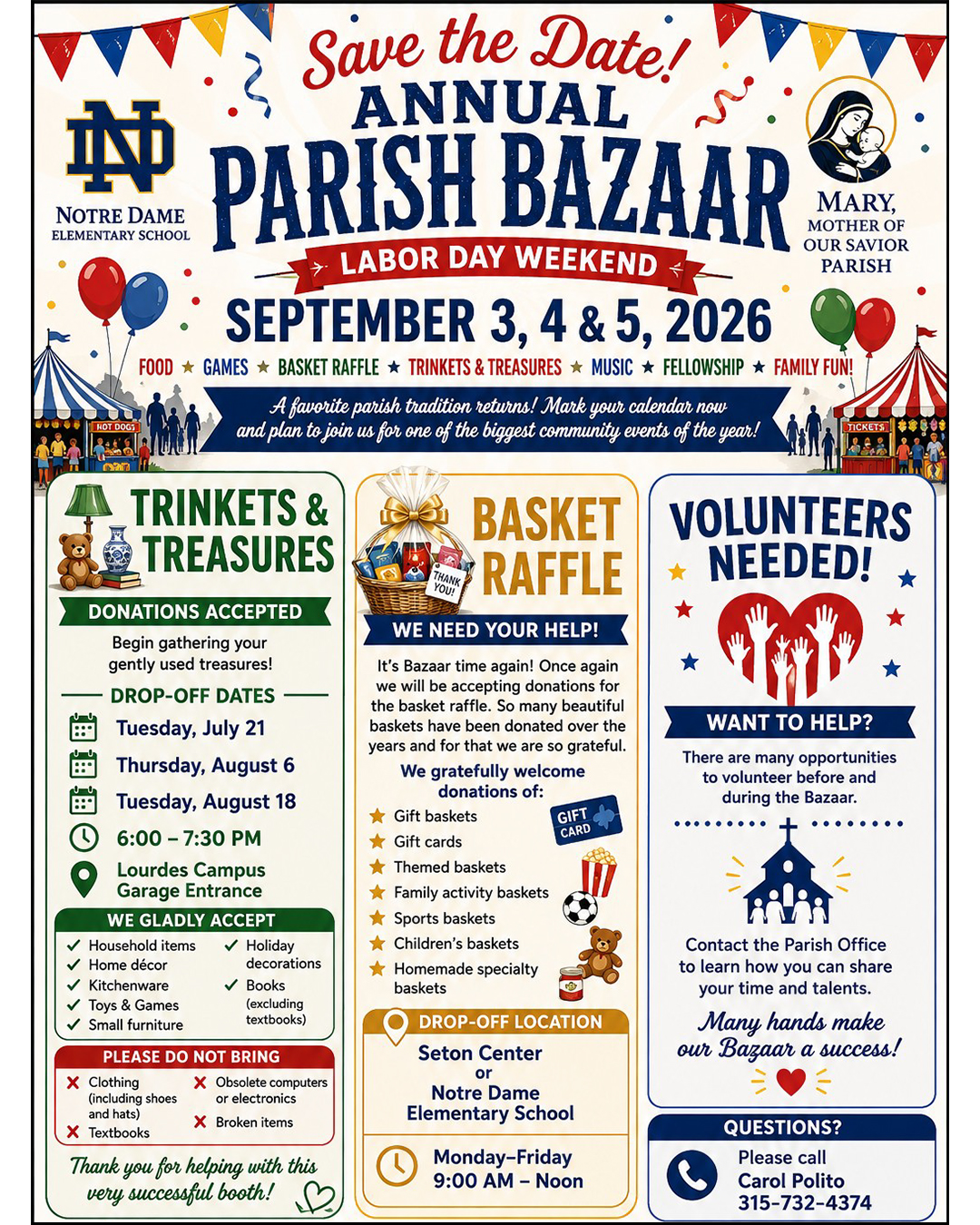 Annual Parish Bazaar