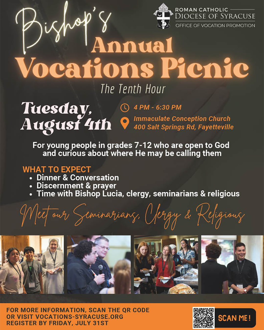 Bishop's Annual Vocations Picnic