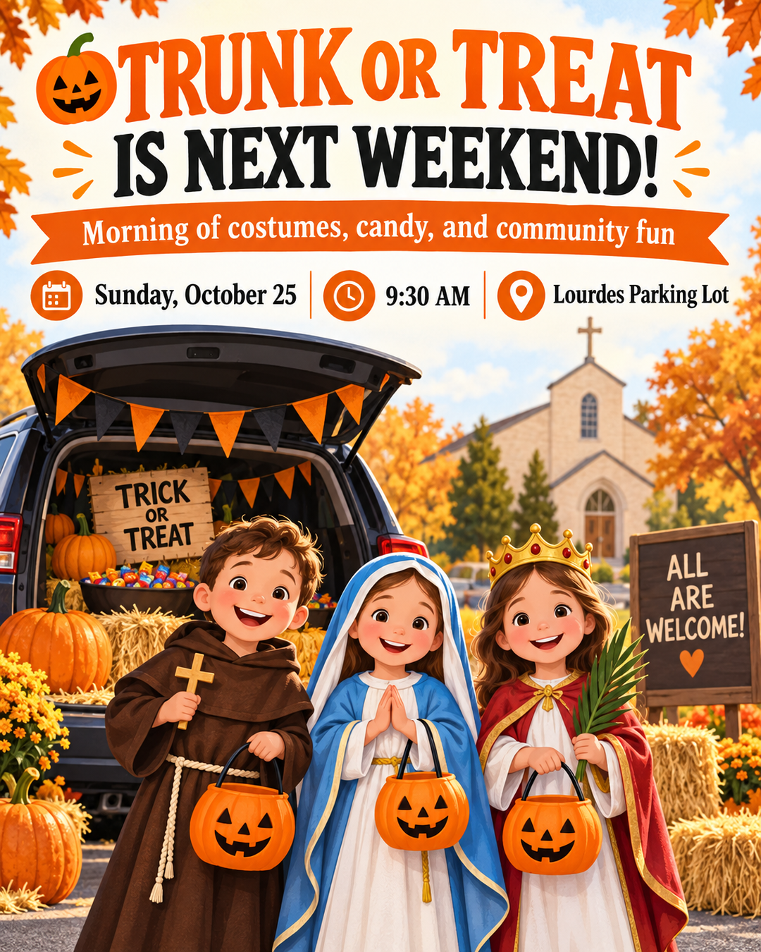 Trunk or Treat is Next Weekend!                                                                                                                                                                                                                                                                             