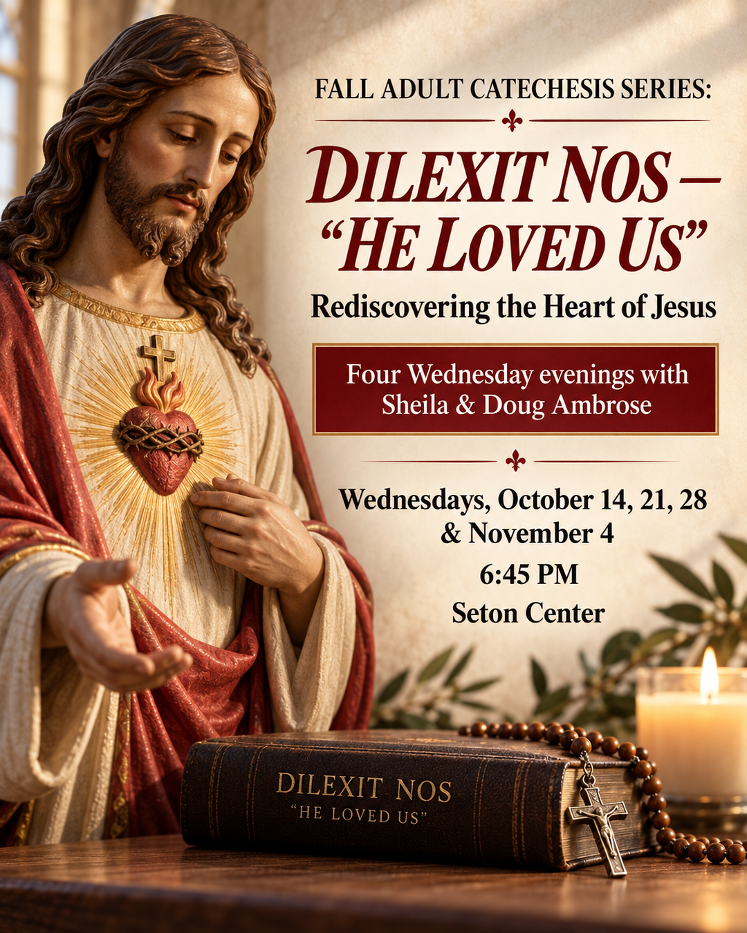 Fall Adult Catechesis Series                                                                                                                                                                                                                                                                                